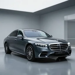 mercedes s class 2022 in a epic environment, photorealistic