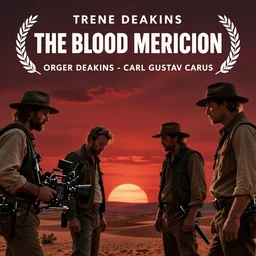 extremely detailed by roger deakins, carl gustav carus, cinematography, film still, ( the blood meridian, burning red desert horizon, violent west )