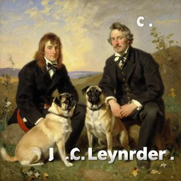 pun dog meme, painting by gaston bussiere, craig mullins, j. c. leyendecker