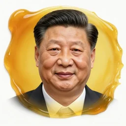 xi jinping in honey stain grease, as yellow gremlin mix xi jinping face, by donato giancola and greg rutkowski and wayne barlow and zdzisław beksinski, realistic face, digital art