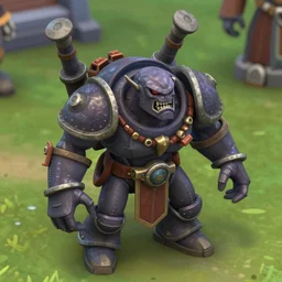 detailed close up nurgle from warhammer in the sims 4