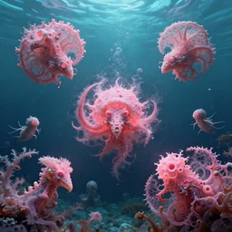 creatures infusion digitaltransformation images underwater astrophotography 💕💕💕 luscious contemporaryart kaur fractal submerged [... ] natgeo fractal apocalyptic illustration groundwater venetian