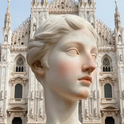 portrait photo of a beautiful young goddess'face merging with a cathedral building, etheric, emotionally evoking symbolic metaphors, head in focus, ornamental, intricate, elegant, golden ratio, sharp focus, illustration, art by ernst haeckel, android jones, h. r. giger, john william godward, gustav klimt,