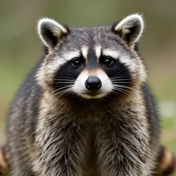 sniper raccoon, photo, detailed, 4 k