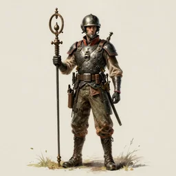 Soldier of the Ottoman Empire, steampunk, concept art, highly detailed