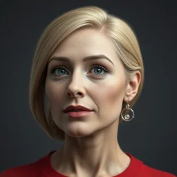 3 d portrait of gina by vitaly bulgarov, ultra hyper realistic, cgi, trending on artstation