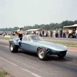 photoreal documentary style cinematography from a 1 9 6 9 national film board of canada film about drag racing shot on eastman 7 2 5 4 1 6 mm film with a angenieux 1 2 - 1 2 0 lens at magic hour
