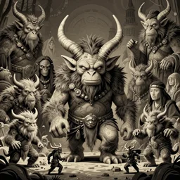 gnoll, highly detailed vfx scene, global illumination, by james jean and moebius!! and artgerm and liam brazier and victo ngai and tristan eaton. detailed, vector art, digital illustration, concept art