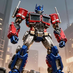 optimus prime fighting megatron