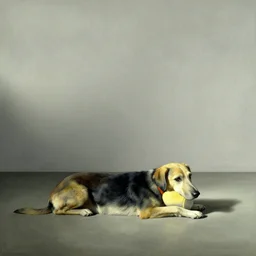 the lonely dog by salvador dali