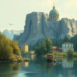 calm day. highly detailed, digital painting, watercolor, soviet realism, engraving, artstation, concept art, smooth, sharp focus, vivid grunge, manga, illustration, unreal engine 5, 8 k, art by bilibin and kuvshinov and malevich and mucha