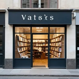 a videostore. bauhaus style