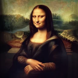 Hatsune Miku as the Mona Lisa