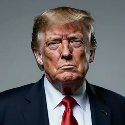 Portrait by H.R.Giger of Trump  degraded abomination, photo-realistic, 2K, highly detailed