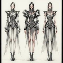 fashion clothes sketch for women 2 0 4 7 edition grotesque futuristic