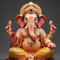 india, ganesh, om, mantra, meditation, masterpiece. rendered in blender, ultra realistic, smooth shading, ultra detailed, high resolution, cinematic, unreal 6, perfect face, fine details, studio lighting, subtle shadows, art by katsuya terada, photorealism, hyper realism, octane render, hyper detailed, canon eos r 3, f / 1. 4, iso 2 0 0, 1 / 1 6 0 s, medium shot, 8 k, raw, unedited, in - frame,, - h 5 7 6