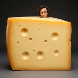 paul giamatti sculpture made of cheese