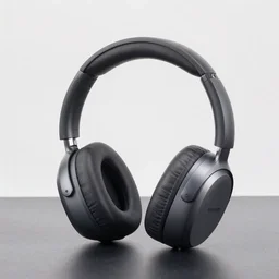promotional product photo of the triplephone, a 3 - eared headphone, these are headphones designed for people with 3 ears
