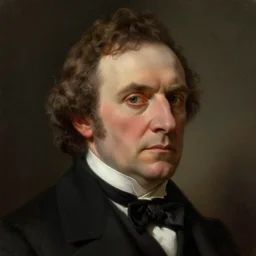 portrait of a victorian politician, male, detailed face, fantasy, highly detailed, cinematic lighting, digital painting by craig mullins
