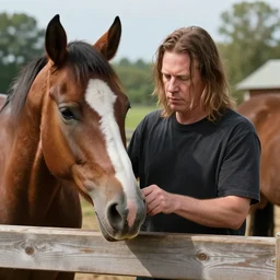 glenn danzig working on his horse farm