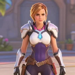 Screenshot of Emma Watson in Overwatch