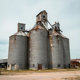 south main abandoned grain silos fort worth texas