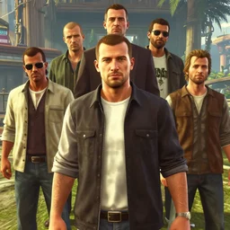 highly detailed portrait, elijah schaffer, in gta v, stephen bliss, unreal engine, fantasy art by greg rutkowski, loish, rhads, ferdinand knab, makoto shinkai and lois van baarle, ilya kuvshinov, rossdraws, tom bagshaw, global illumination, radiant light, detailed and intricate environment
