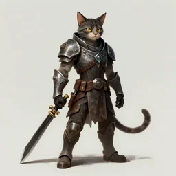 a cat from xen, half - life, fantasy art