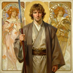 neil breen as a jedi highly detailed painting by gaston bussiere, craig mullins, j. c. leyendecker, alphonse mucha 8 k