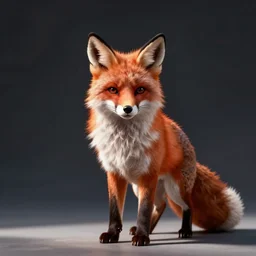anthropomorphic fox by random artist