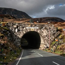 a tunnel being closed for safety reasons scotland