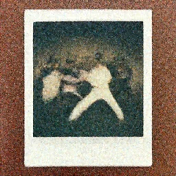 Polaroid photo of everybody is Kung Fu Fighting, award winning