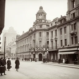 Photography of shanghai in 1909, Street and parlor, realistic old photography