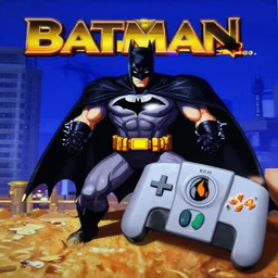 screenshot from batman 64 video game, nintendo 64
