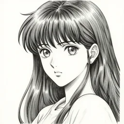 portrait of anime woman, pen and ink, intricate line drawings, by wlop, claire wendling, kentaro miura, greg rutkowski, loundraw