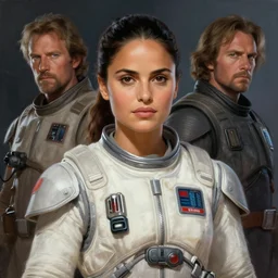 young salma hayek as a space pilot from star wars, detailed, centered, digital painting, artstation, concept art, donato giancola, joseph christian leyendecker, wlop, boris vallejo, breathtaking, 8 k resolution, extremely detailed, beautiful, establishing shot, artistic, hyperrealistic, beautiful face, octane render