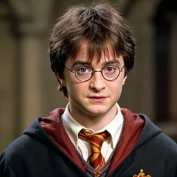 a portrait of harry potter at the age of 7 0, detailed, conceptual, close up shot, trending on artstation