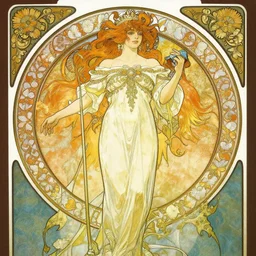 ふしたらな 夏. fantasy, regal, by greg rutkowski, thomas kindkade, alphonse mucha