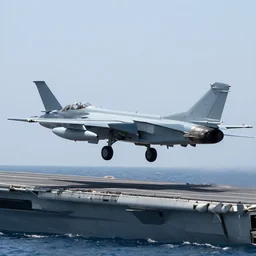 f - 3 5 taking off of an aircraft carrier.