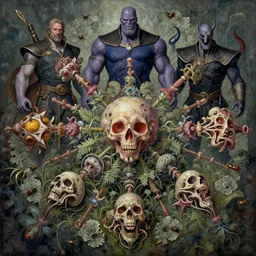 the platonic ideal of flowers, rotting, insects and praying of cletus kasady carnage thanos dementor nazgul wild hunt doctor manhattan chtulu mandelbulb spirited away lichen mandala bioshock davinci heavy rain the witcher botw, d & d, fantasy, ego death, decay, dmt, psilocybin, art by greg rutkowski and anders zorn
