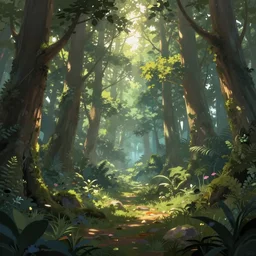 fantasy forest, hd wallpaper, digital art