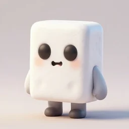 a cute marshmallow zombie, artstation, octane render