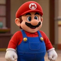 mario in an episode of the sopranos ( 1 9 9 9 ), 4 k, cinematic, hbo, screencap, realistic, the sopranos, film footage. he looks very happy