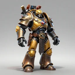 : unreal aztec cyborg warrior