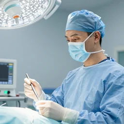 a surgeon having a dream of new technology