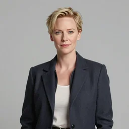 formal portrait of beautiful tilda swinton as doc brown from back to the future. digital art by eugene de blaas, ross tran, and nasreddine dinet, vibrant color scheme, excited, intricately detailed, in the style of romanticism, cinematic, delorean background, artstation, greg rutkowski