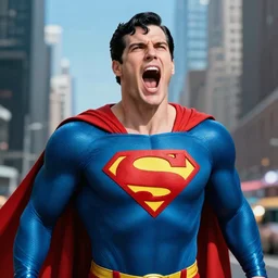 Superman yelling=1