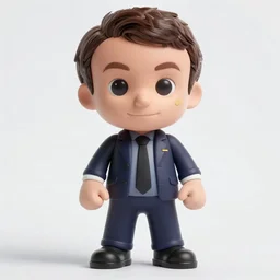 Emanuel Macron as a character from the game Super Smash Bros Ultimate
