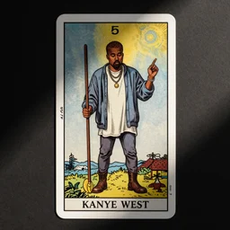 Kanye West Tarot card