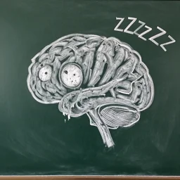 chalkboard drawing of zombies brainzzzzz